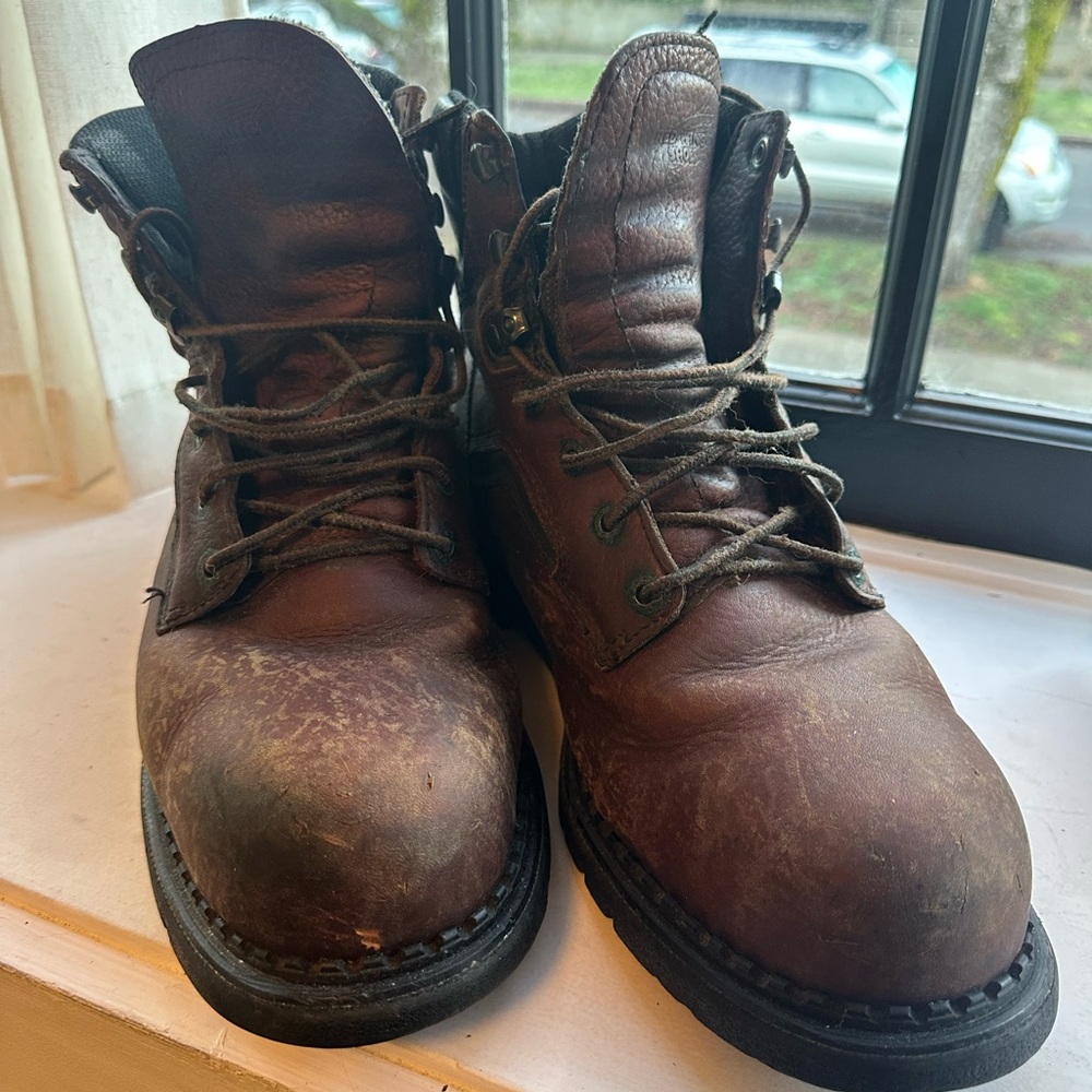 Red Wing Dynaforce 2226 Steel Toe boot Dark Brown Leather USA 11.5 EE